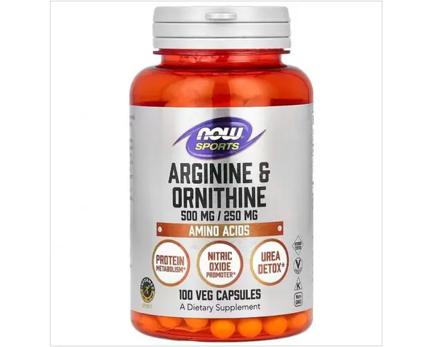 Now Arginine Ornithine 100 vcaps
