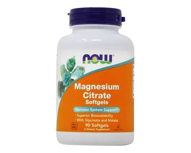 Now Magnesium Citrate Softgels 90 softgels