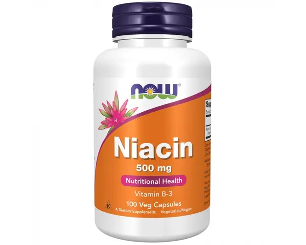 Now Niacin 500 mg 100 vcaps
