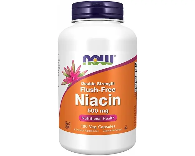 Now Niacin Flush-Free 500 mg 180 vcaps