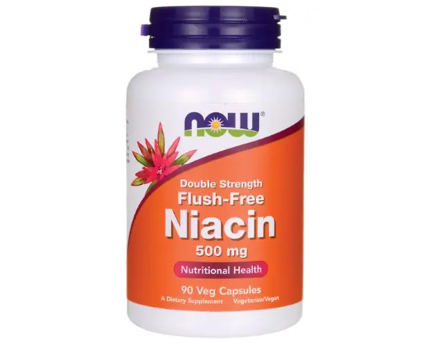 Now Niacin Flush-Free 500 mg 90 vcaps