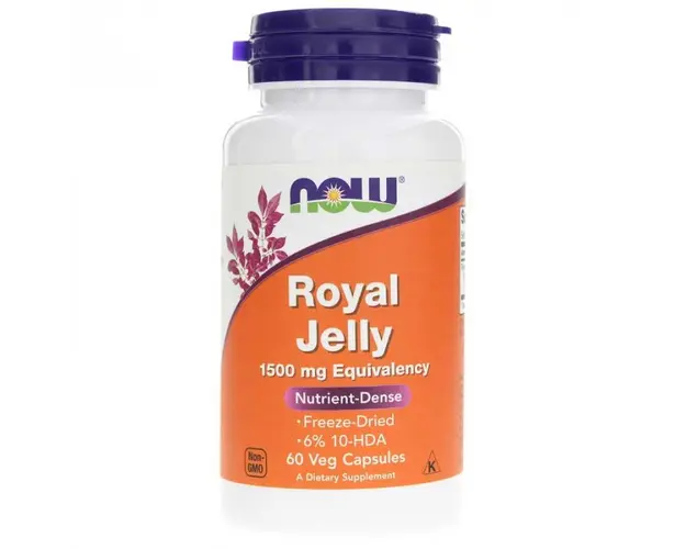 Now Royal Jelly 1500 mg 60 vcaps