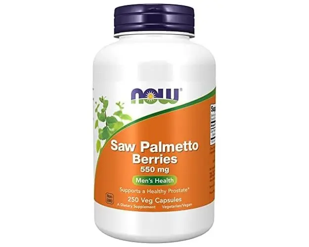 Now Saw Palmetto Berries 550mg 250 vcaps