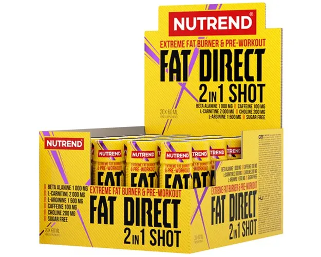 Nutrend Fat Direct 2 in 1 SHOT 20X60 ml