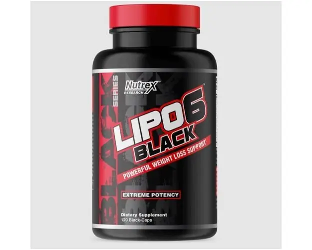 Nutrex Lipo 6 Black US yohimbine 120 caps
