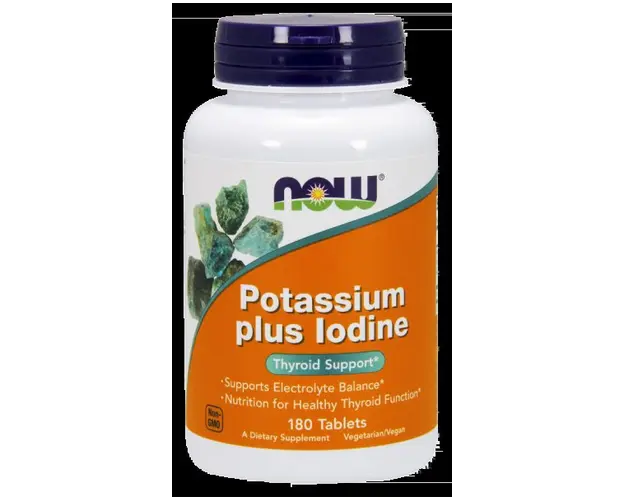 Now Potassium Plus Iodine 180 tab