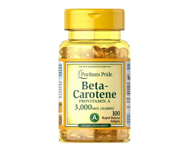Puritan s Pride Beta Carotene 3.000 mg (10.000 IU) 100 softgels
