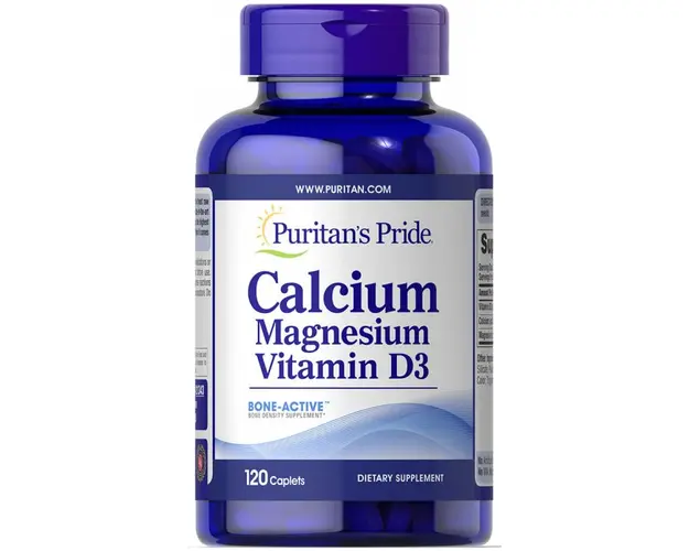 Puritan s Pride Calcium Magnesium D3 120 caplets