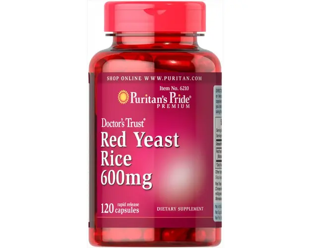 Puritan s Pride Red Yeast Rice 600 mg 120 caps