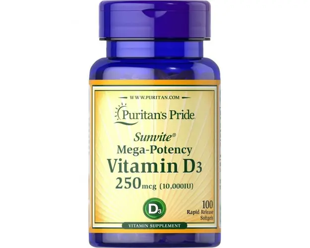 Puritan s Pride Vitamin D3 10.000 IU 100 softgels