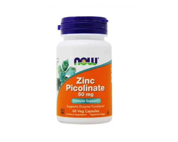 Now Zinc Picolinate 50 mg 60vcaps