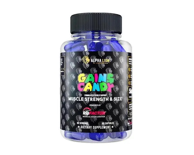 Alpha Lion GAINS CANDY Rip Factor 60 caps