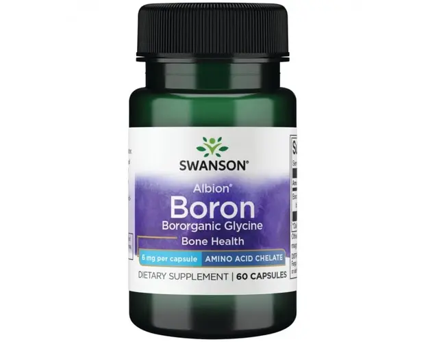 Swanson Albion Boron Bororganic Glycine 6mg 60 caps