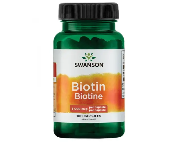 Swanson Biotin 5000mcg 100 caps