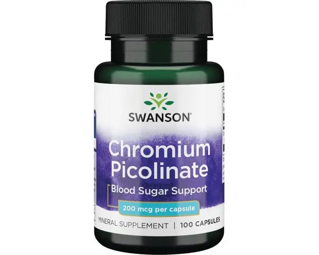 Swanson Chromium Picolinate 200mcg 100 caps