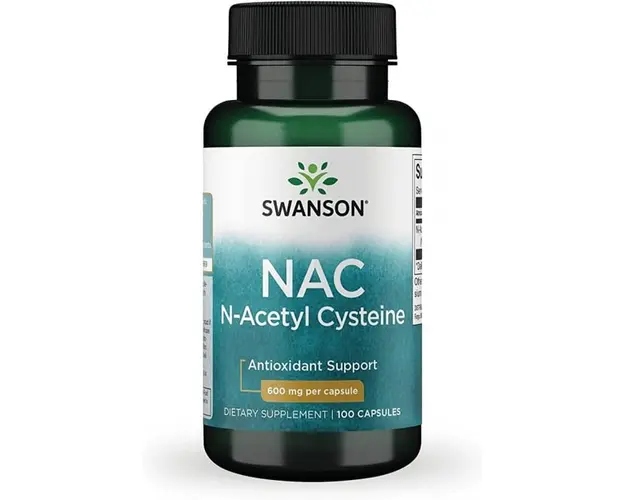Swanson NAC N-Acetyl Cysteine 600 mg 100 caps