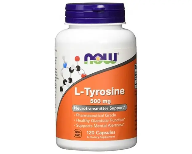 Now L-Tyrosine 500 mg 120 caps