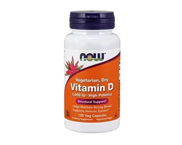 Now Vitamin D 1000 IU 120 veg caps