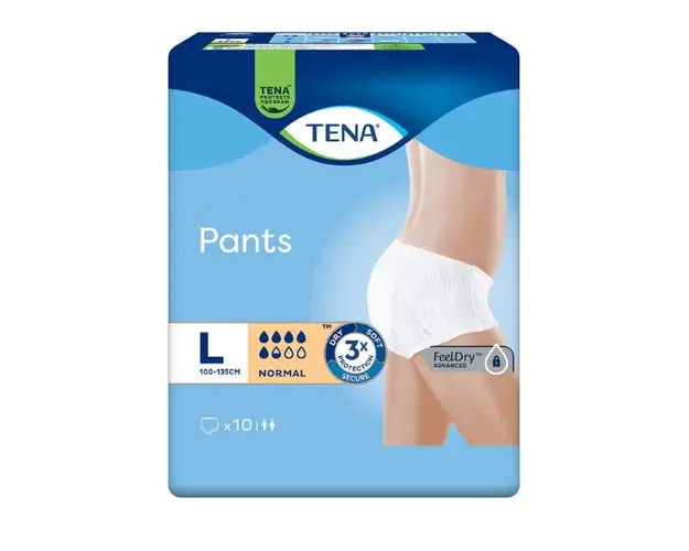 Scutece tip chilot pentru adulti Pants Normal, L, 10 bucati, Tena