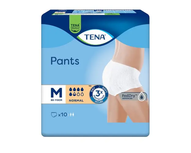 Scutece tip chilot pentru adulti Pants Normal, M, 10 bucati, Tena