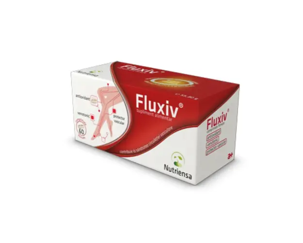 Fluxiv supliment pentru sanatatea venelor, 60 comprimate filmate