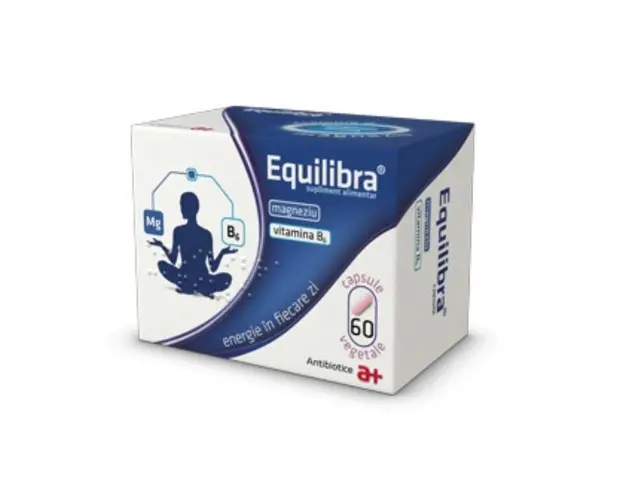 Equilibra magneziu vitamina B6, 60 capsule