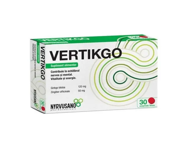 Vertikgo, 30 comprimate filmate