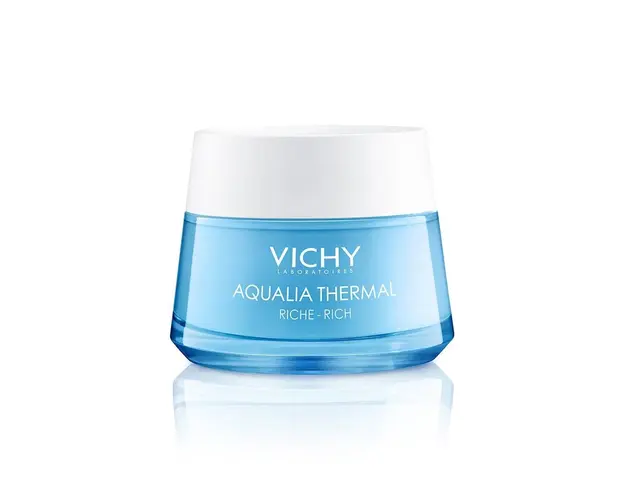 Vichy Aqualia Thermal Riche Crema rehidratanta pentru ten uscat si foarte uscat, 50 ml 