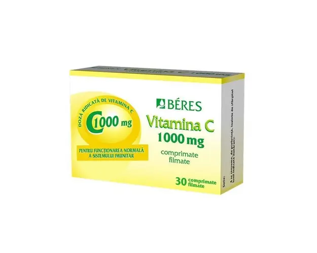 Beres Vitamina C 1000 mg, 30 comprimate