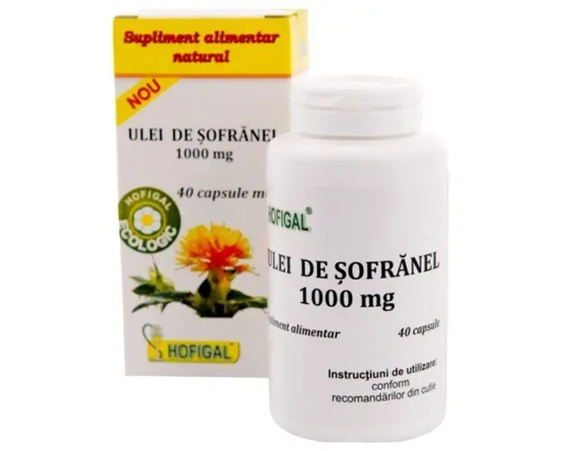 HOFIGAL Ulei de sofranel 1000 mg, 40 capsule