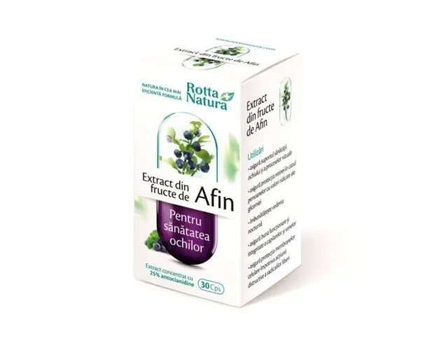 ROTTA NATURA Extract din fructe de afin, 30 capsule