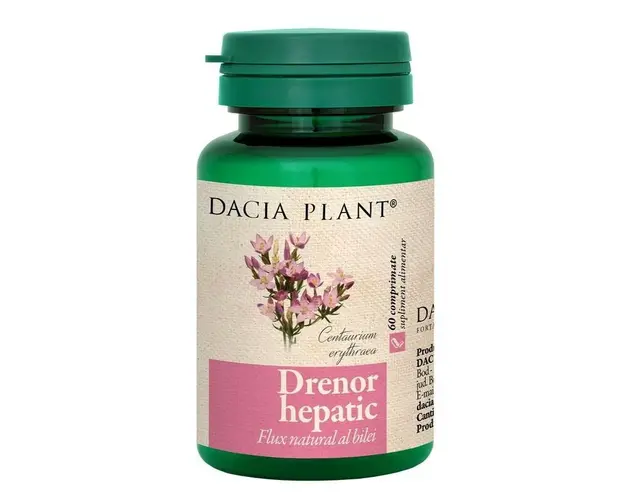 DACIA PLANT Drenor hepatic, 60 comprimate