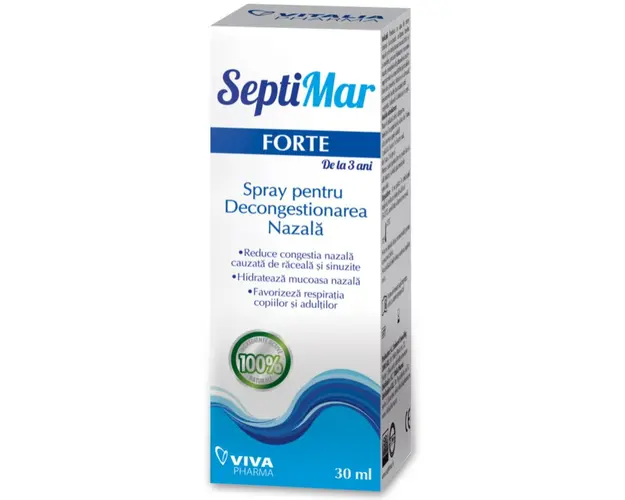 Septimar forte spray cu apa de mare 3 ani+, 30 ml