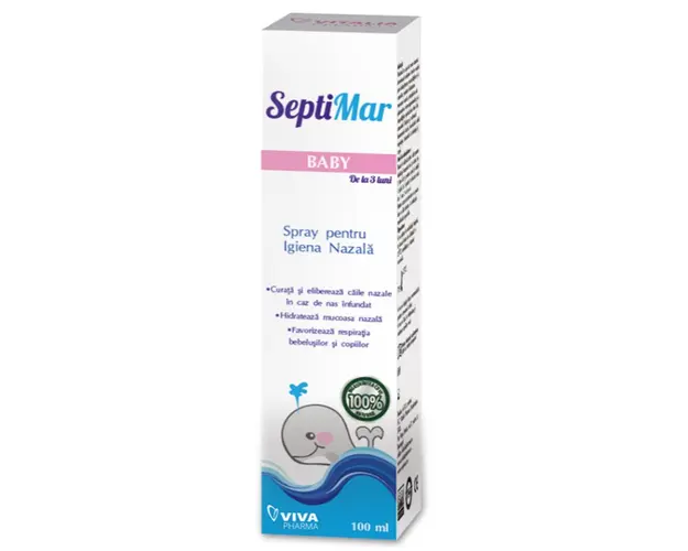 Septimar baby spray cu apa de mare 3 luni+ 100 ml