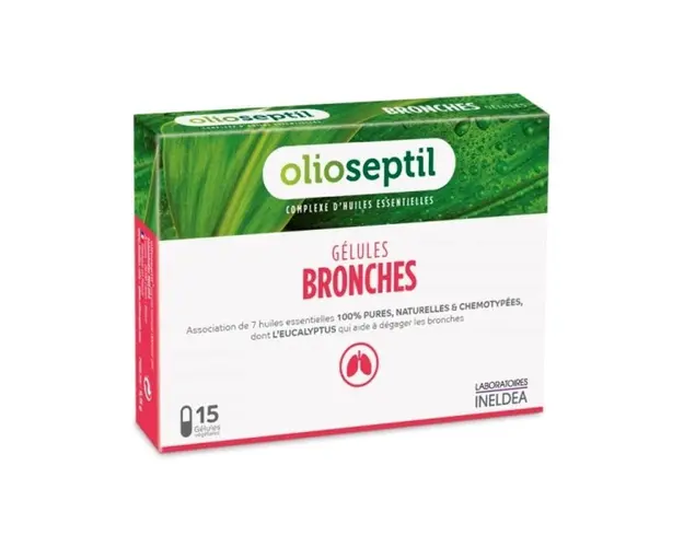 Olioseptil Bronches (Bronhii), 15 capsule