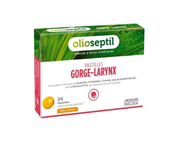 Olioseptil Gorge - Larynx pentru gat, 24 comprimate