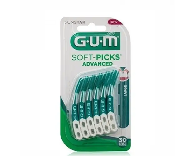 Gum Periuta de dinti soft picks advanced large 651, 6 bucati
