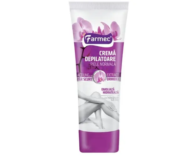 Farmec, Crema depilatoare normala, cu extract Orhidee, 150ml