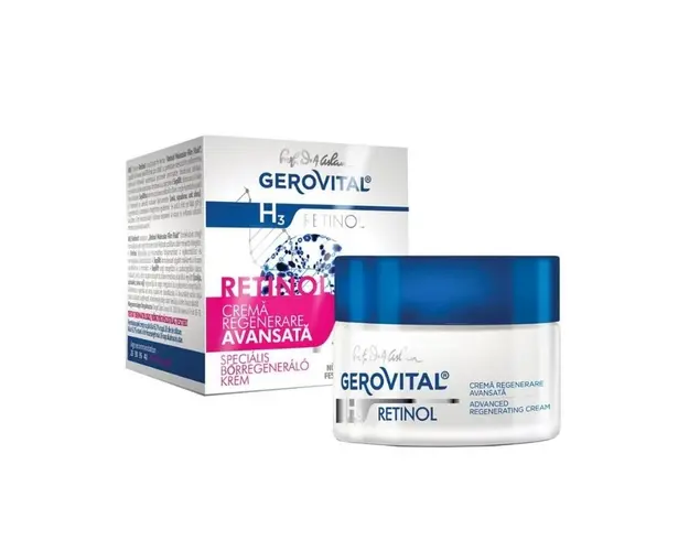 Gerovital H3 Retinol, Crema regenerare avansata, 50 ml