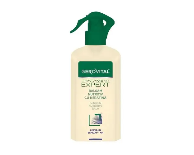 Balsam nutritiv leave-in cu keratina Tratament Expert, 150 ml, Gerovital