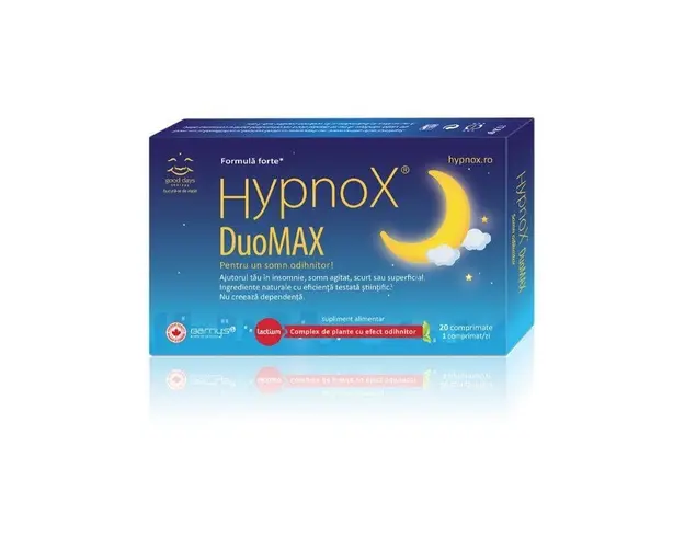 Hypnox DuoMax, 20 comprimate