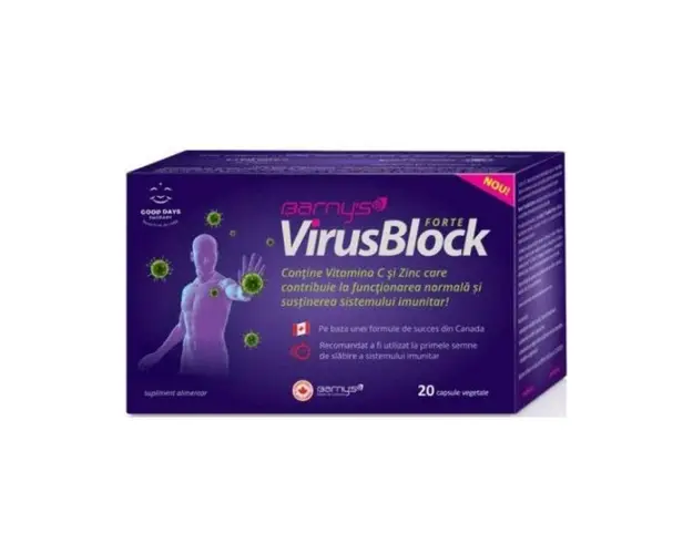VirusBlock forte, 20 capsule vegetale