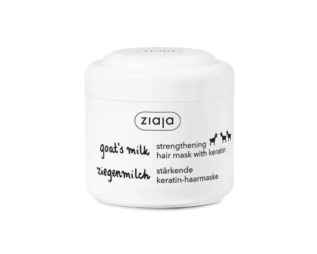 ZIAJA Masca de par cu lapte de capra si keratina, 200 ml