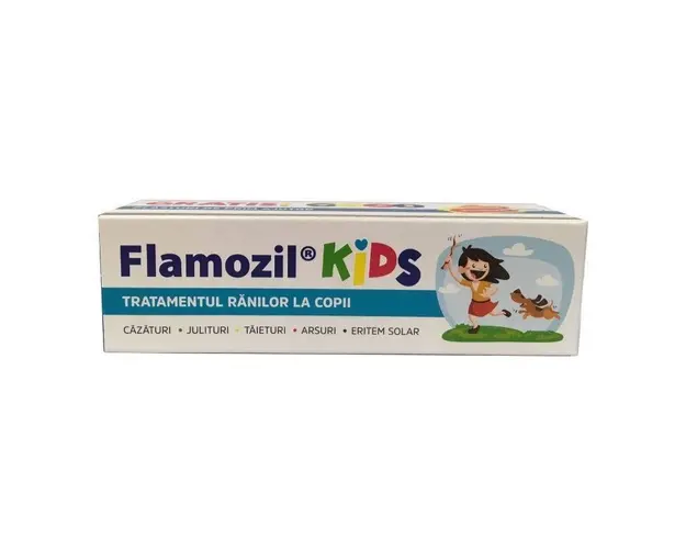 Flamozil Tratament rani Kids, 20 gr plasturi CADOU