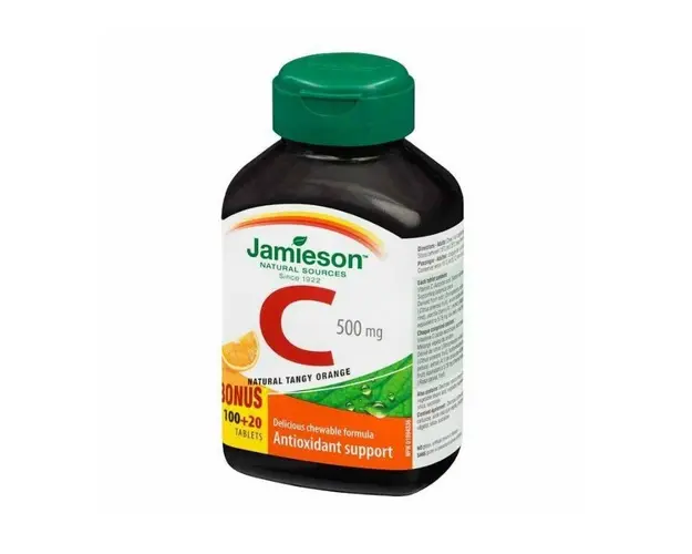 Jamieson Vitamina C 500 mg* 120 tablete masticabile