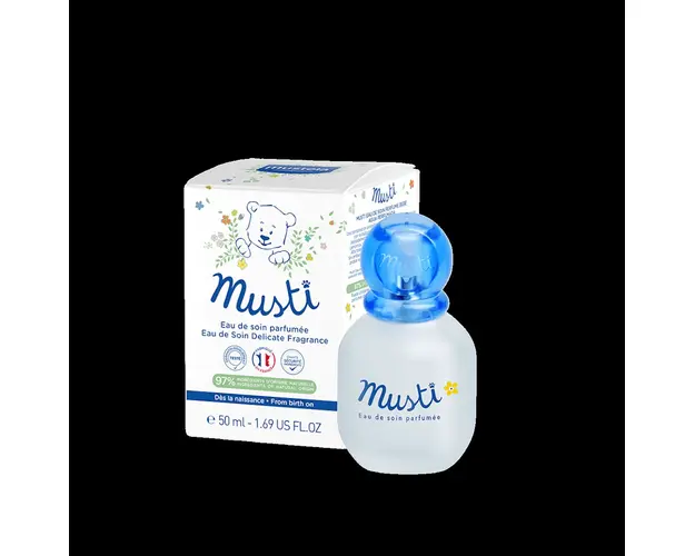 Mustela Musti Apa de ingrijire parfumata, 50ml