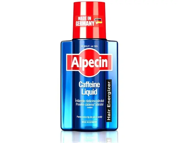 Lotiune energizanta pentru par Caffeine Liquid, 200 ml, Alpecin