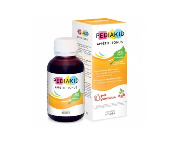 Pediakid Appetit Tonus sirop cu gust de zmeura, 125 ml