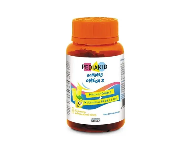 Pediakid Gommes omega 3, 60 jeleuri