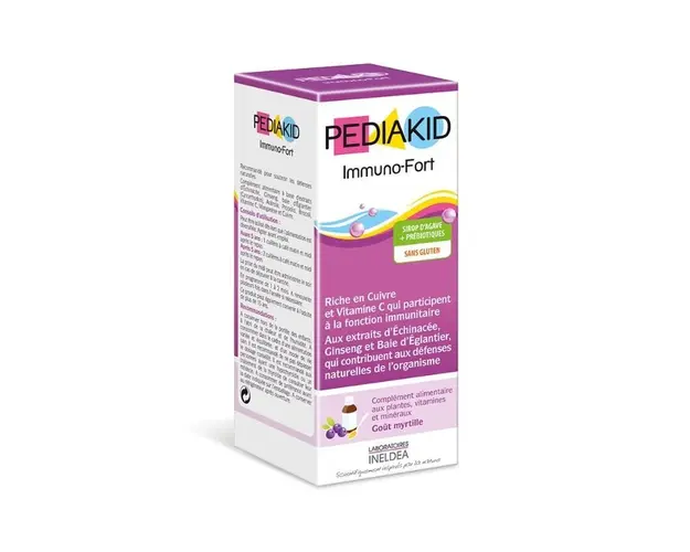 Pediakid Immuno-Fort sirop cu gust de afine, 250 ml